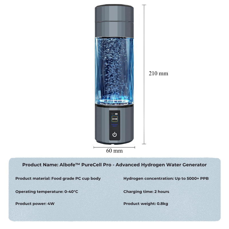 Albofe™ PureCell Pro - Advanced Hydrogen Water Generator