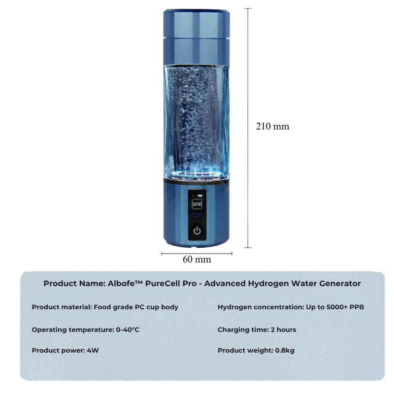 Albofe™ PureCell Pro - Advanced Hydrogen Water Generator